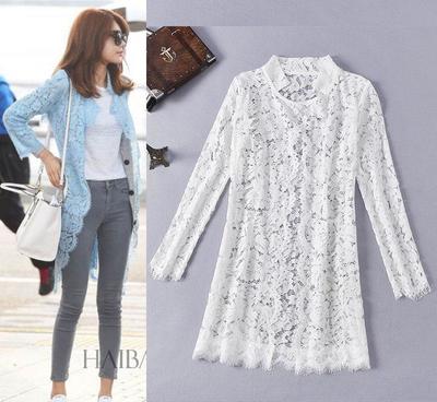 2015秋季新款睫毛蕾絲披肩開(kāi)衫薄外套——?dú)W洲站高端女裝批發(fā)的風(fēng)尚之選